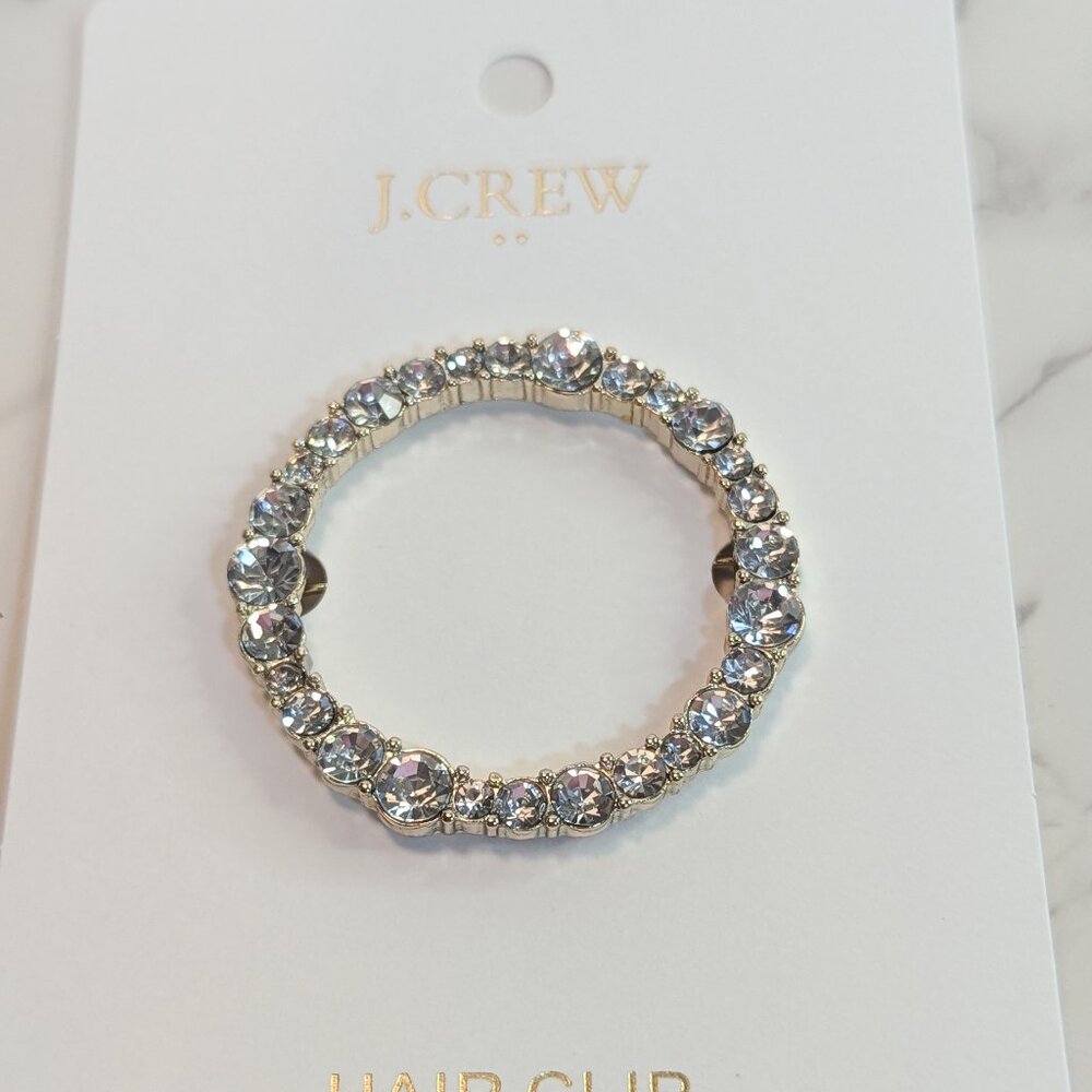 J.Crew Factory Rhinestone Hair Barrette
